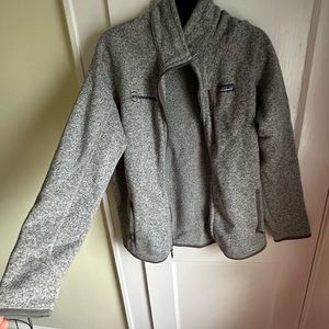 Patagonia Mens Better Sweater Large Grey Full Zip